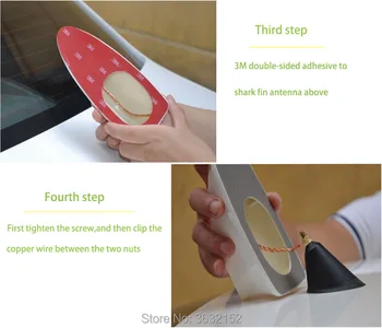 

Shark Antenna Car Radio Aerials Shark Fin refitting accessories for infiniti fx35 q50 g35 g37 qx70 qx50 fx fx37 car styling