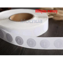 Ntag216 белый наклейки NFC тег протокол ISO14443A 888 байт с фокусным расстоянием 25 мм Диаметр для всех телефонов NFC