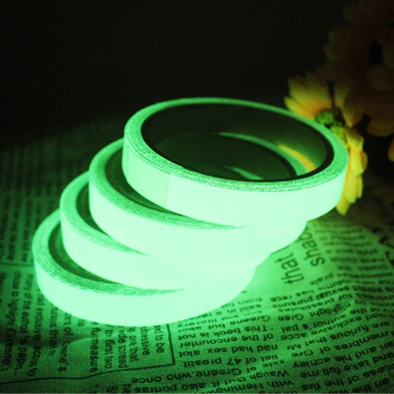 New Green/Blue/Orange 3M Luminous Tape Glow In The Dark Safety Stage Home Decorations Self-adhesive