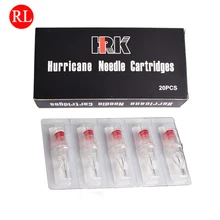 HRK круглый вкладыш иглы 20 шт RL картридж иглы одноразовые иглы татуировки для картриджа Татуировки Ручка роторная машина