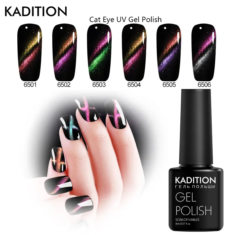 KADITION 5D Cat Eye Effect Nail Gel Polish UV Gel Nail Polish