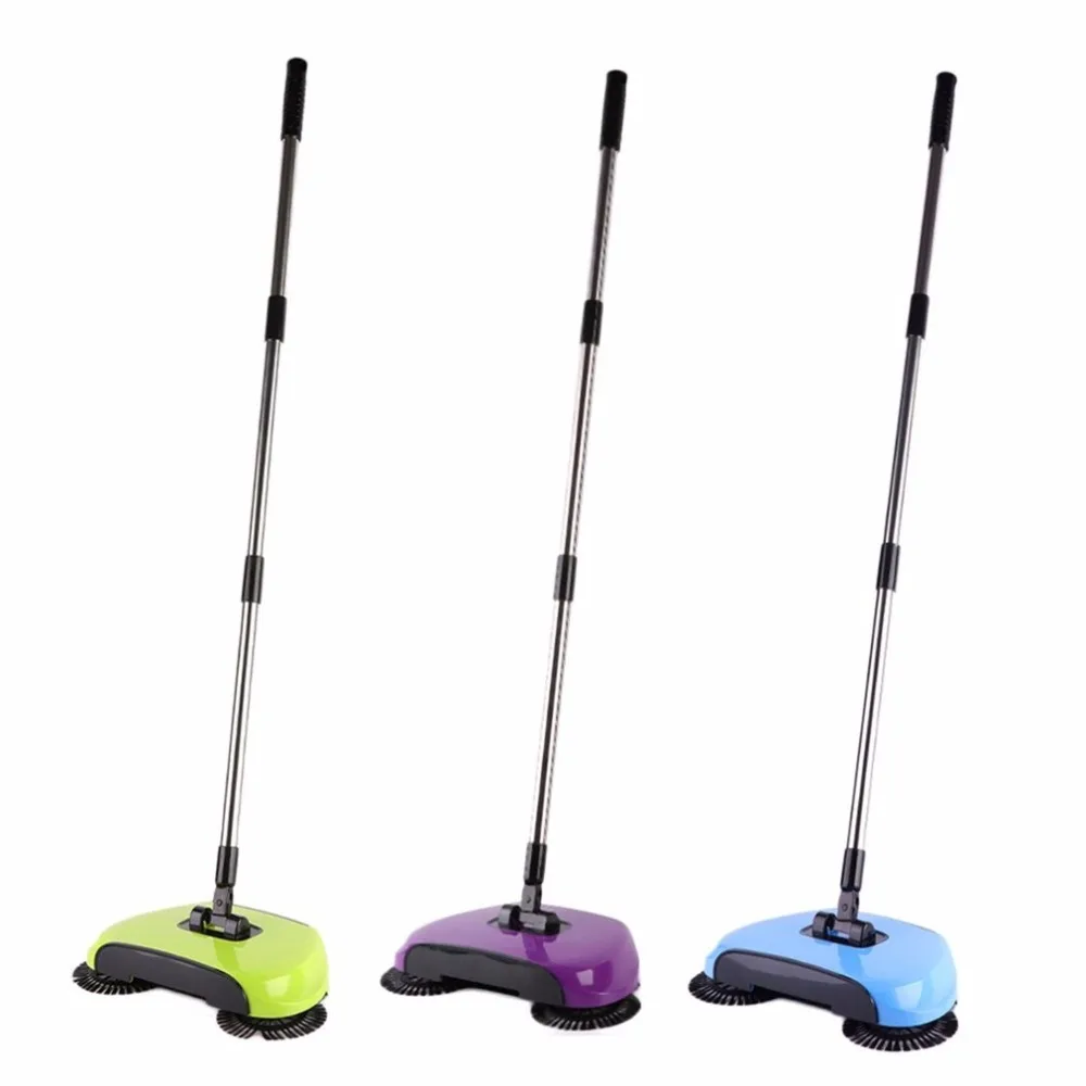 

Practical Household Plastic Broom Dustpan Set Vacuum Floor Cleaner Hand Push Type Sweeping Machine Hand-Propelled Sweeper