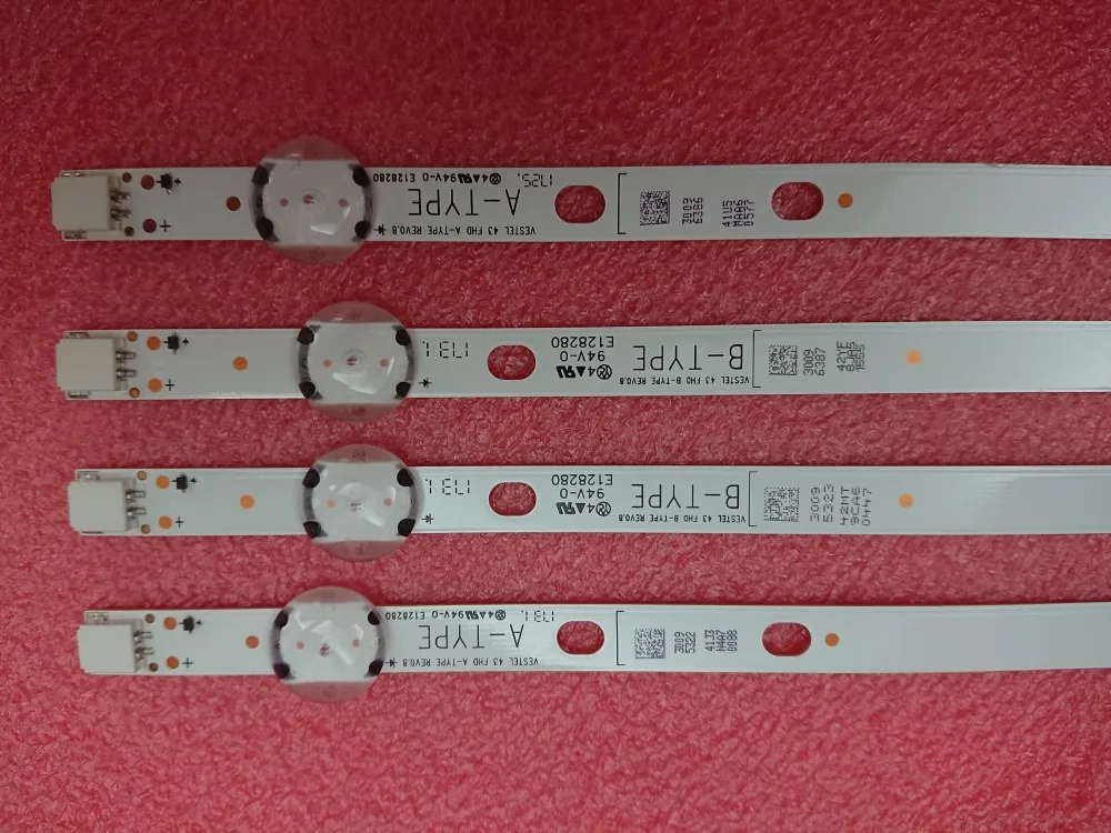 

New 5set=20pcs 7LED 820mm LED strip for VESTEL 43 FHD A B-TYPE VES430UNDL-2D-N11 VES430UNDL-2D-N12 43HB6T72U 43TFN-NSHD