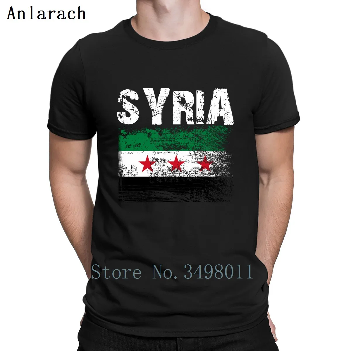 

Syria Arabic T Shirt Personalized Short Sleeve Round Neck Cool Cute Breathable Spring Autumn Letters Men S-5XL t-Shirt