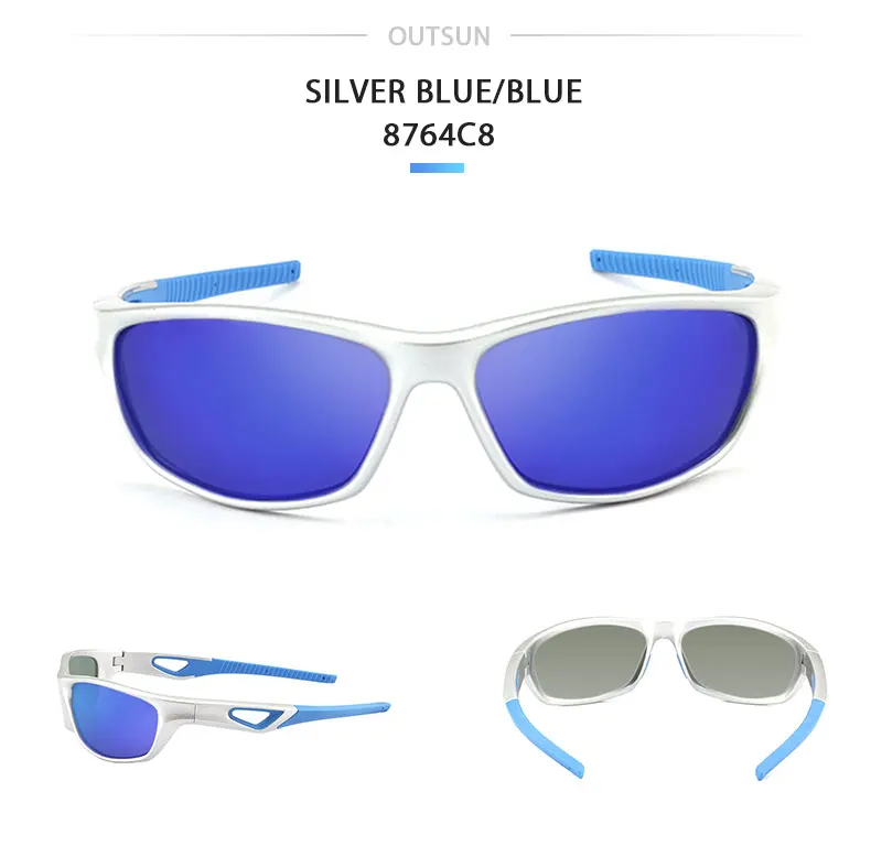 OUTSUN, мужские, женские, поляризационные солнцезащитные очки, камуфляжные, спортивные, для рыбалки, TR90, светильник, безопасная защита, очки Oculos De Sol