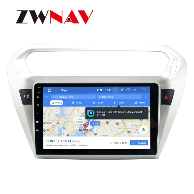 Top 9 " Car DVD Player GPS Navi The Newest Android8.0 7.1 For Peugeot 301 2014-2016 Octa Core 4GB RAM+32GB ROMWIFI GPS Radio Stere 13