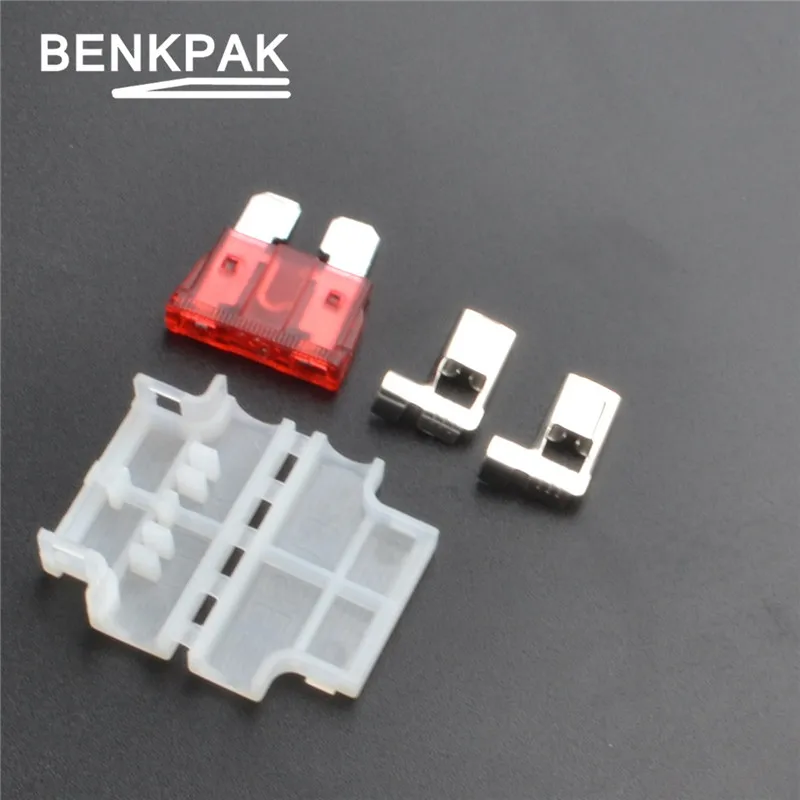 

5Sets Auto Standard Middle Fuse Holder with fuse for Car Boat Truck ATC/ATO Blade for Car Boat new