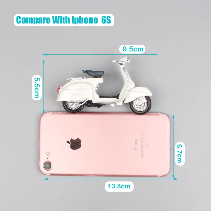 1:18 весы Piaggio Vespa скутер 98 PK 125 GTR P150X 300 MP5 Primavera GTS moto rcycle велосипед литые автомобили