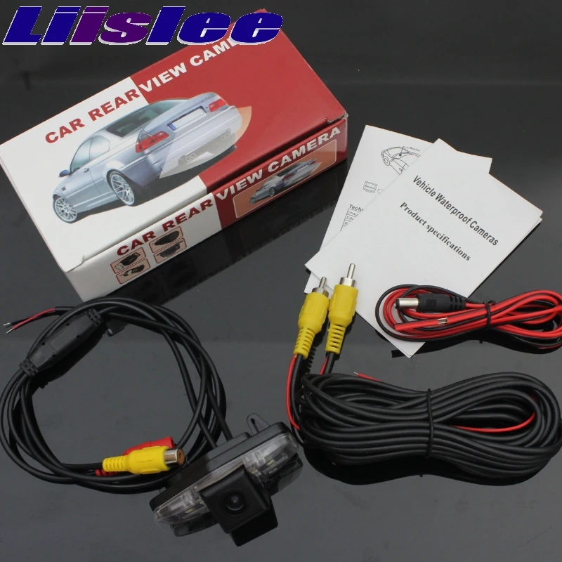 LiisLee Car Rear View Backup Reverse Parking Camera Night Vision waterproof CAM For Honda City 4D 2003~2009 whole