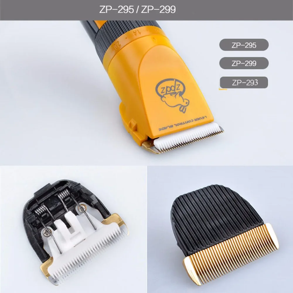 Original Electric font b Pet b font Dog Hair Trimmer Clipper Blade Head Animal Human Grooming