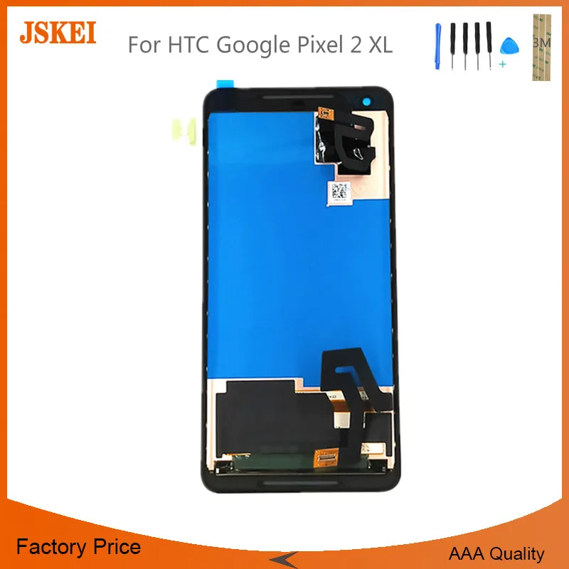 

6.0 Inch 2560x1440 LCD For HTC Google Pixel 2 XL LCD With Touch Screen Display Assembly With Tools