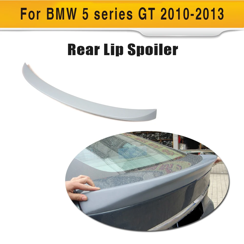 

Unpainted PU 5 series auto car trunk lip spoiler wings for BMW GT 550i 535i 2010-2013