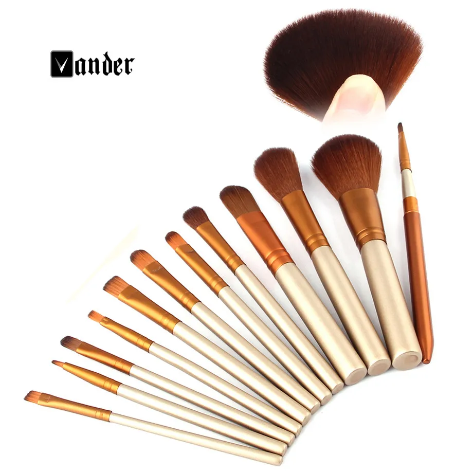 10 Setslot 12PCS Makeup Brushes Professional Make Up Brush Set pincel maquiagem For Beauty Blush Contour Foundation Cosmetics (48)