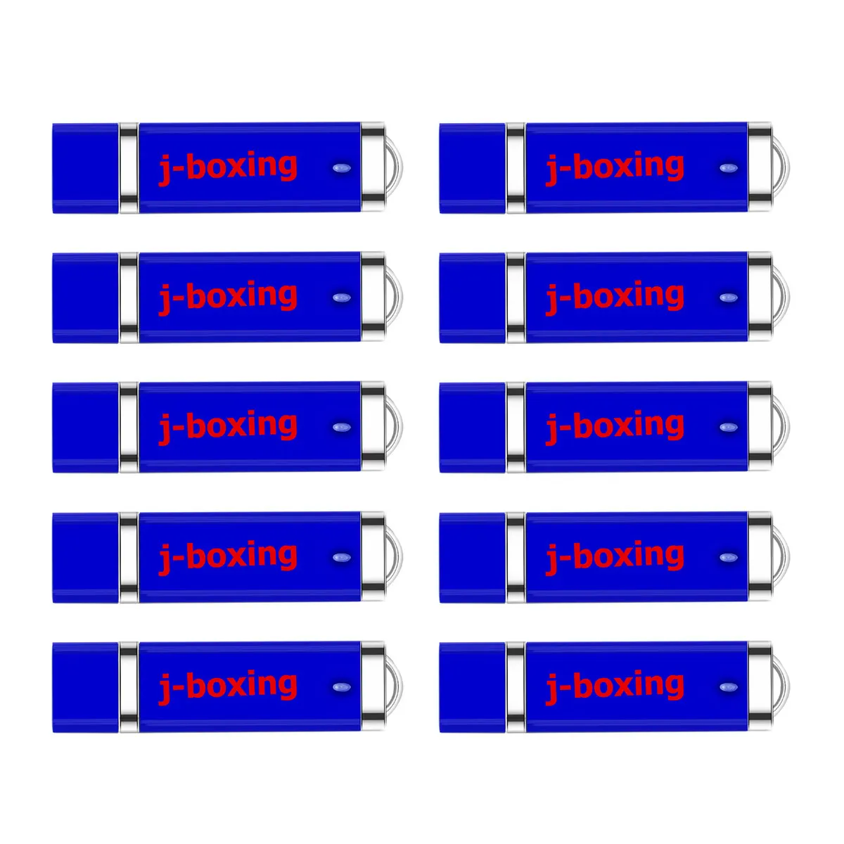 Синий J-боксинг 10 шт. USB флеш-накопители оптом 1 Гб 2 ГБ 4 ГБ 8 ГБ 16 ГБ 32 ГБ зажигалка дизайн флешки Jump Drive ручка-накопитель много цветов - Цвет: Синий