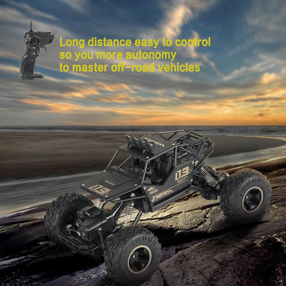 

1:18 4WD RC Cars Alloy Speed 2.4G Radio Control Alloy Off-Road Trucks Toys Gift