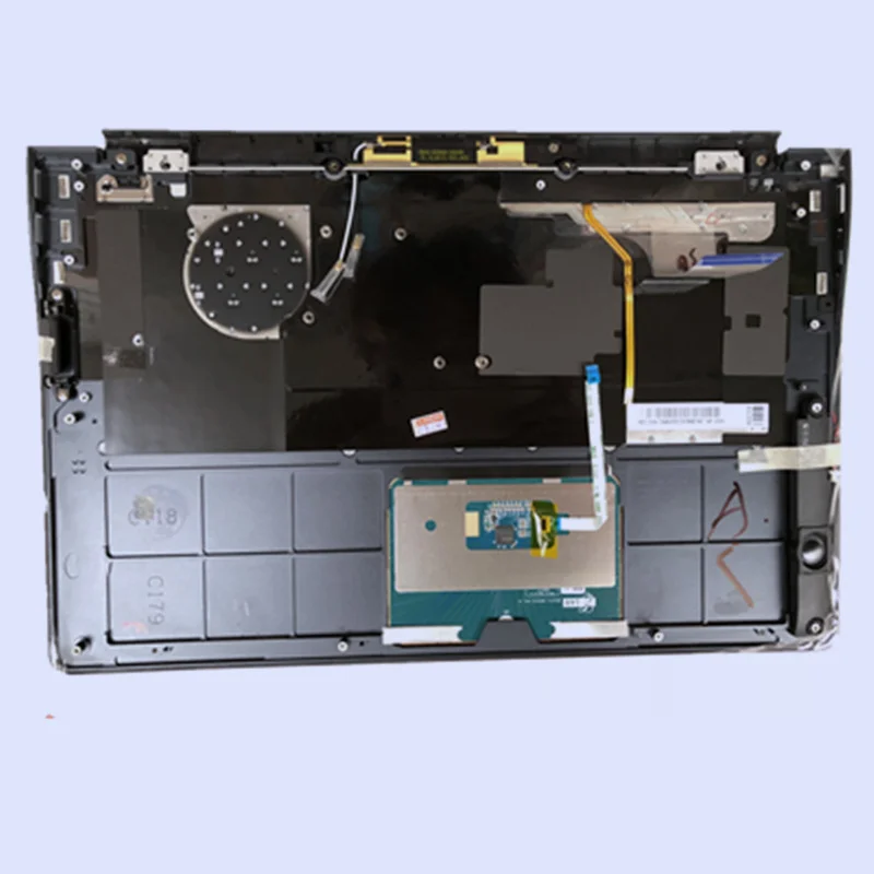 Discount NEW Original blue laptop Laptop Palmrest with US/RU Version Keyboard for SAMSUNG NP900X4C NP900X4D 900X4 with touch version 1