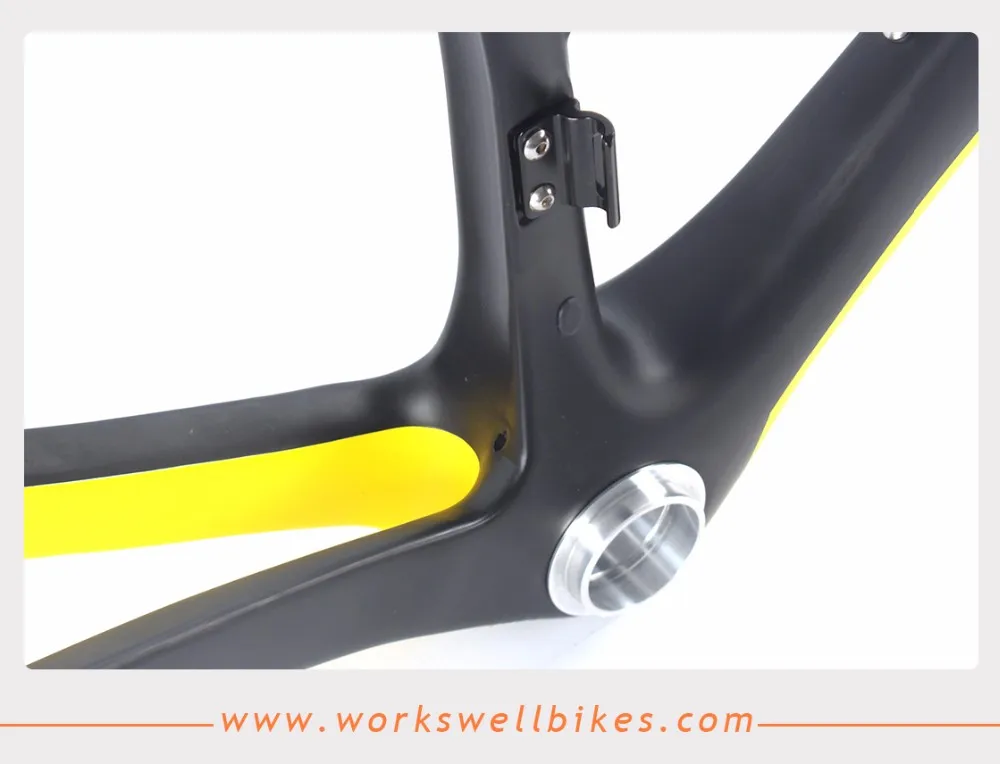 Clearance WORKSWELL  Frame Carbon Road 2017 Bicycle Quadro de Bicicleta Chinese Road racing frame thru axle 8