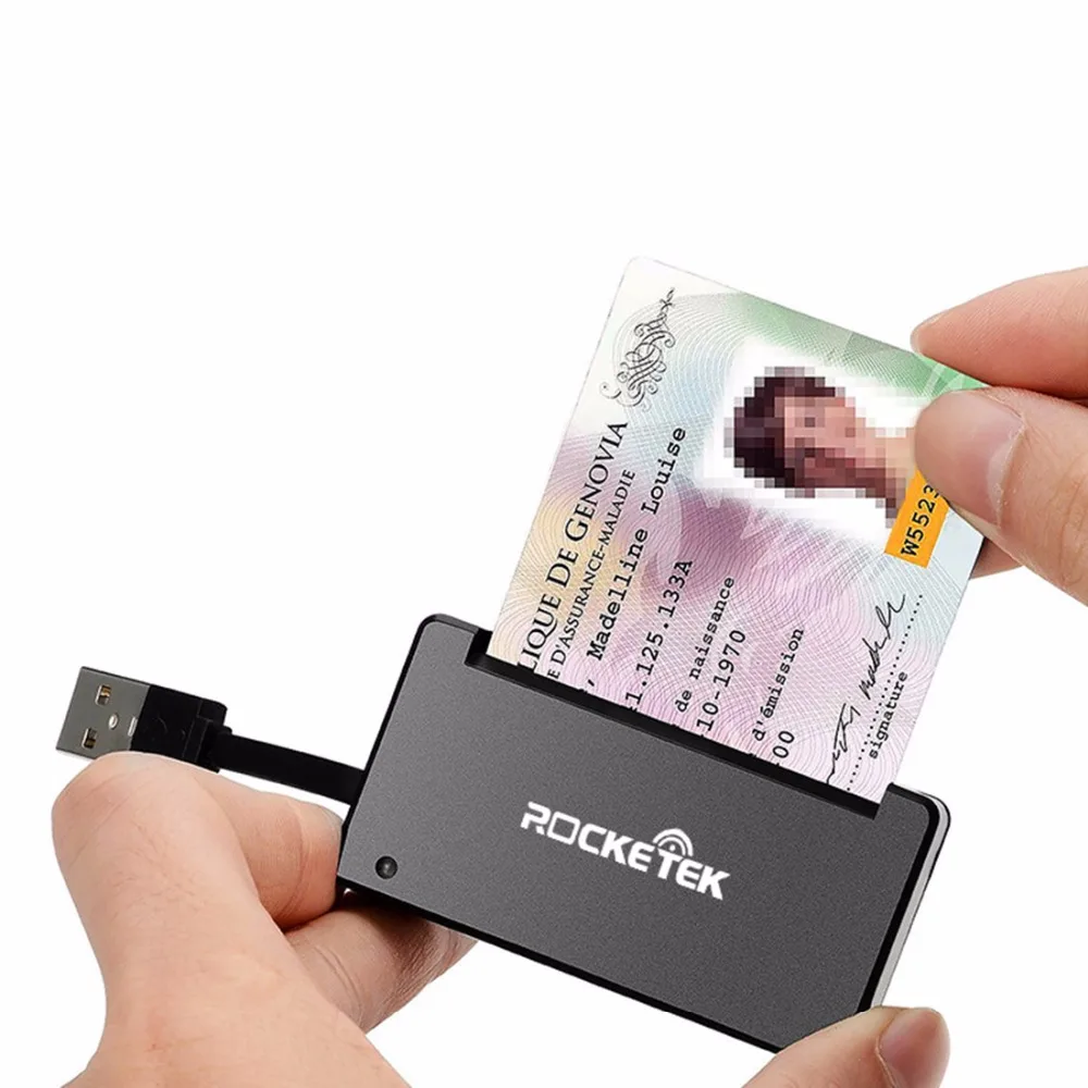 ROCKETEK SCR3 CAC ID SIM чиповая смарт-карта считыватель USB 2,0 костюм для CAC (универсальная карта доступа) правительство ID национальная карта