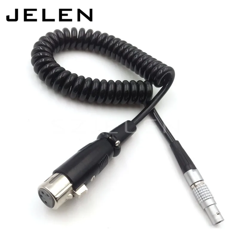 

Camera ARRI ALEXA monitor power cable, 4-pin female XLR plug turn 0B 2-pin plug, Stretch 120CM