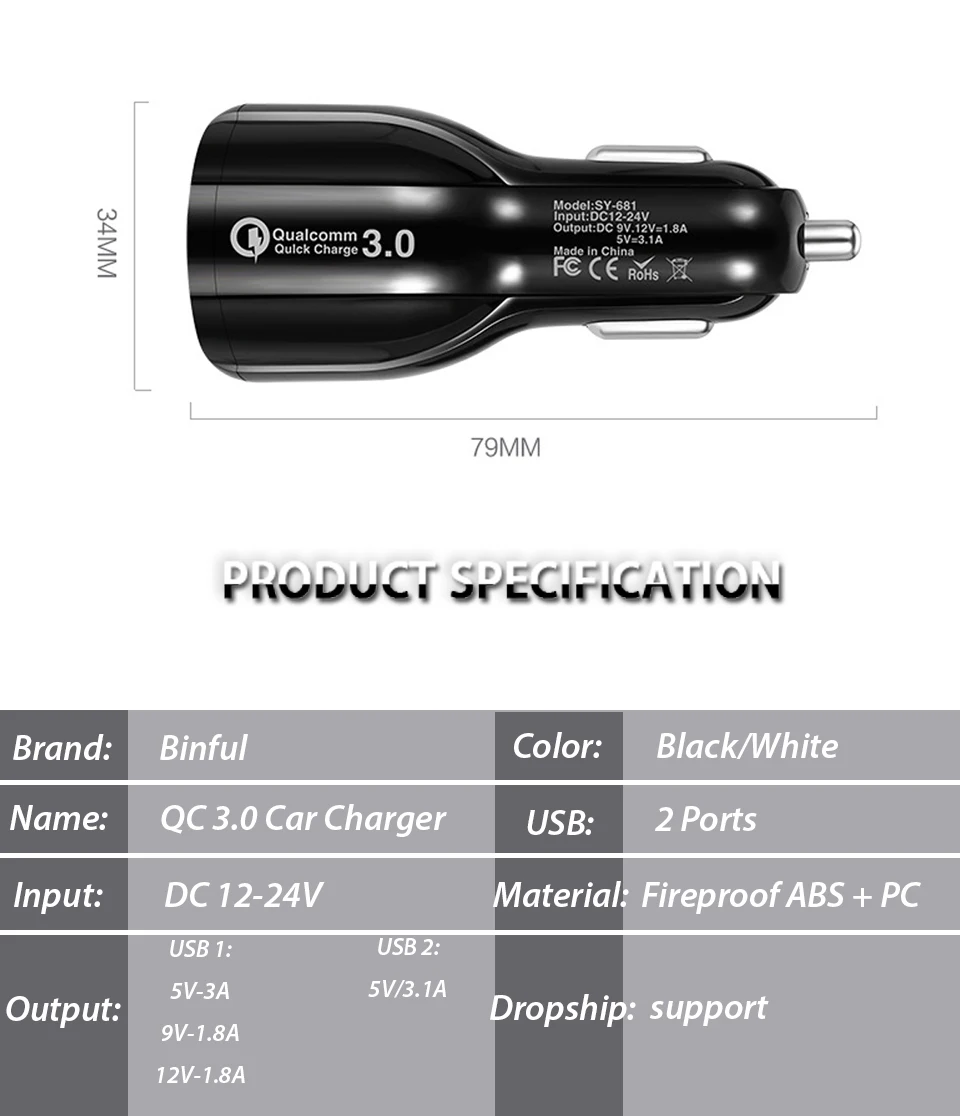 6 product specifications