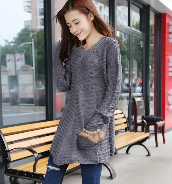 

2016 Chiffon Short Promotion Cotton Lycra Edition Qiu Dong Maternity Leisure In Yards Long Sleeve Pregnant Women Sweater Big