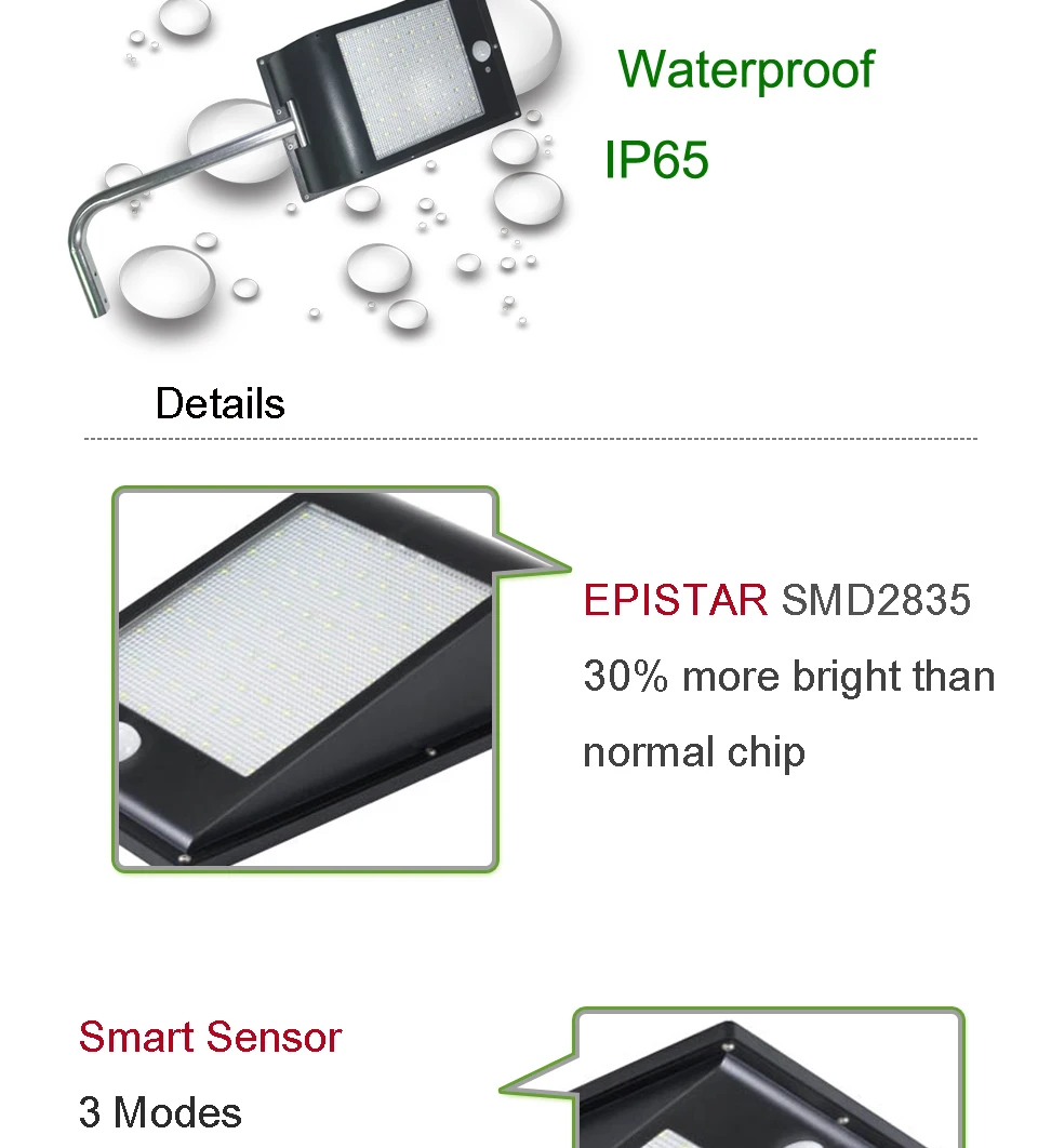 Conduziu a Iluminação Solar ao ar Conduziu a Luz Conversão do Painel Luz de Rua Grande Qualidade Livre Solar Perfeito Boa Alto Brilho Led 7 China solar light Suppliers