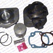 Производительность 48 мм цилиндр поршневое кольцо комплект прокладок головки(большой диаметр) 72CC 1P40QMB Jonway Keeway Yiying Запчасти для скутера