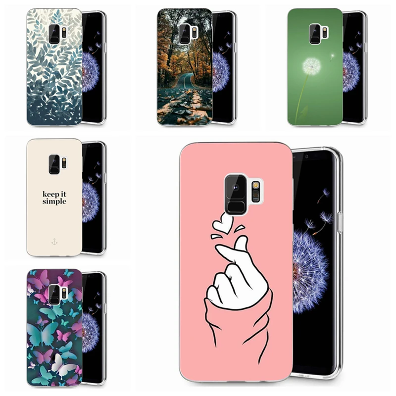 Для Samsung Galaxy S9 S9Plus S8 Plus S7 edge Note 8 J530F A3 2017 дизайнерский узор мягкая окрашенная