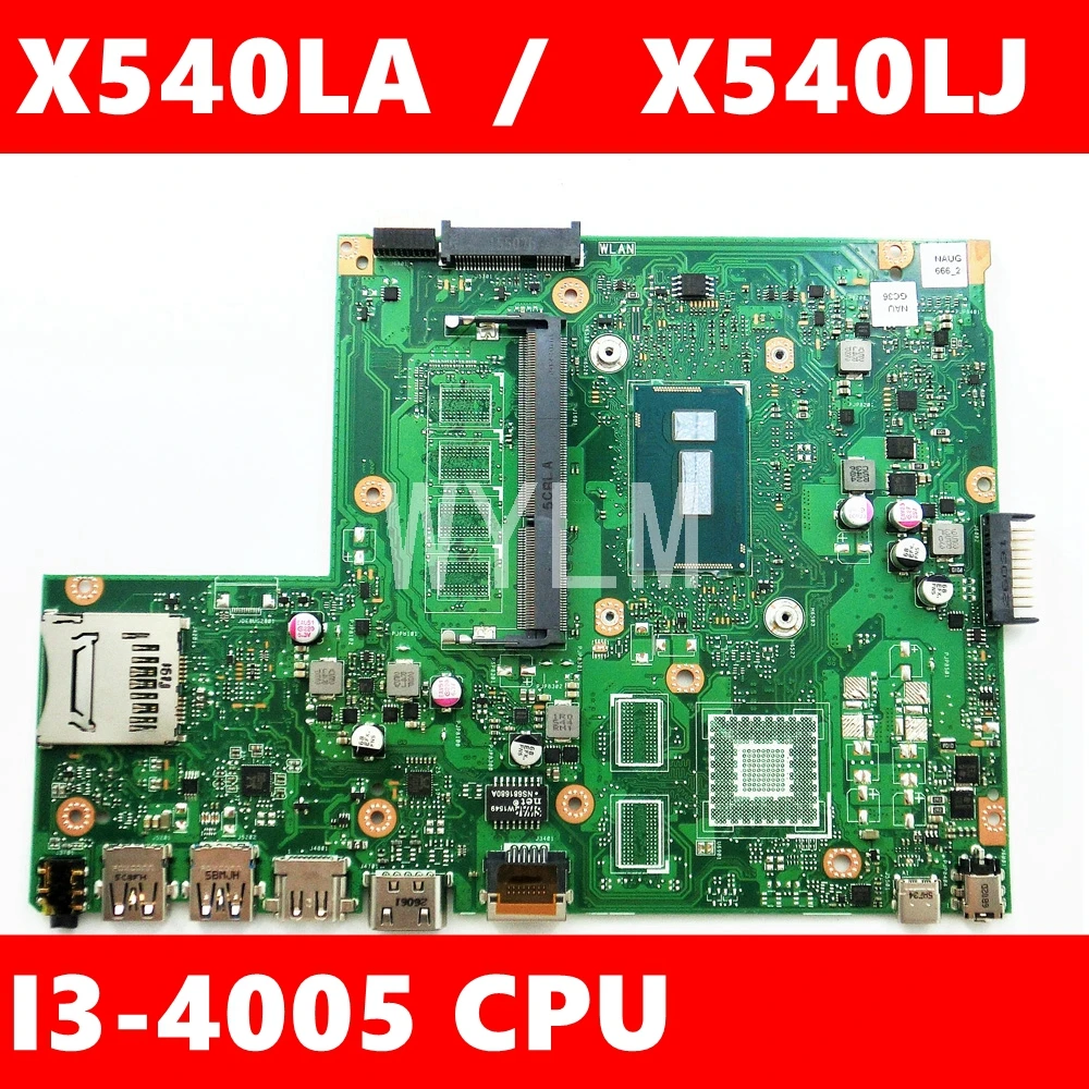 Материнская плата X540LA MB._ 0G/I3 4005U/материнская REV2.0 для Asus X540L X540LJ F540L A540L материнская