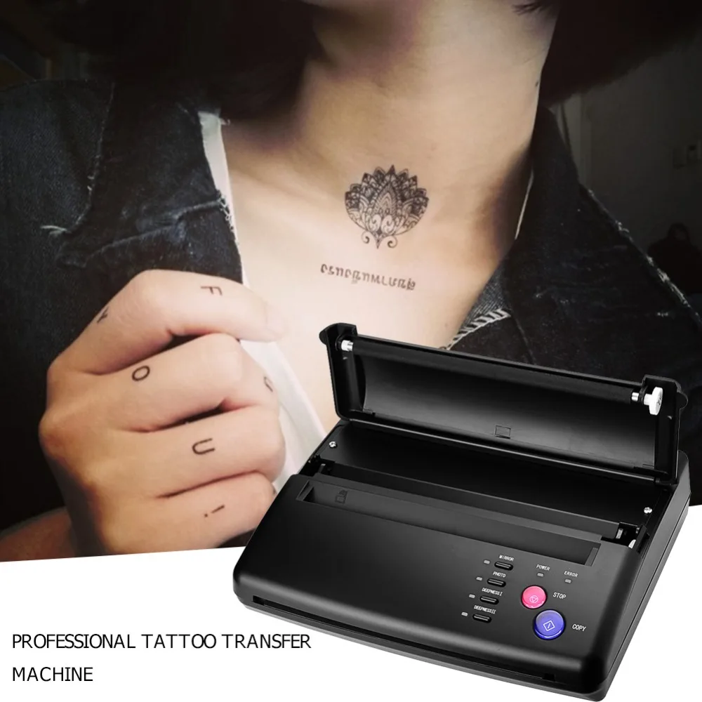 

Professional Tattoo Transfer Machine Printer Drawing Thermal Stencil Maker Copier for Tattoo Transfer Paper Supply EU/US/UK Plug
