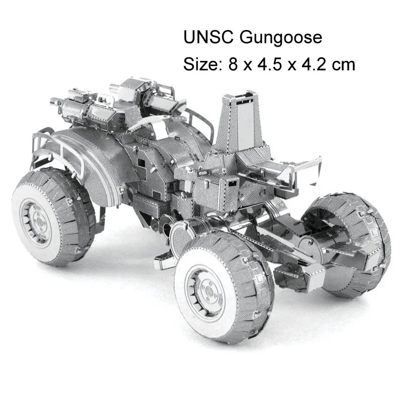 3D DIY стереоскопический металлический военный пазл игрушки космический корабль Робот Танк оружие модель головоломка игрушки для детей взрослая коллекция