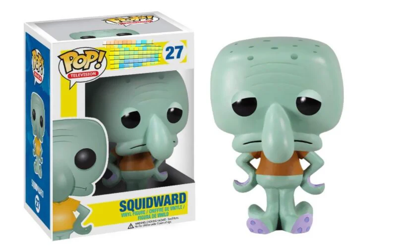 Funko POP SQUIDWARD Патрик виниловые фигурки brinquedos Коллекция Модель игрушки