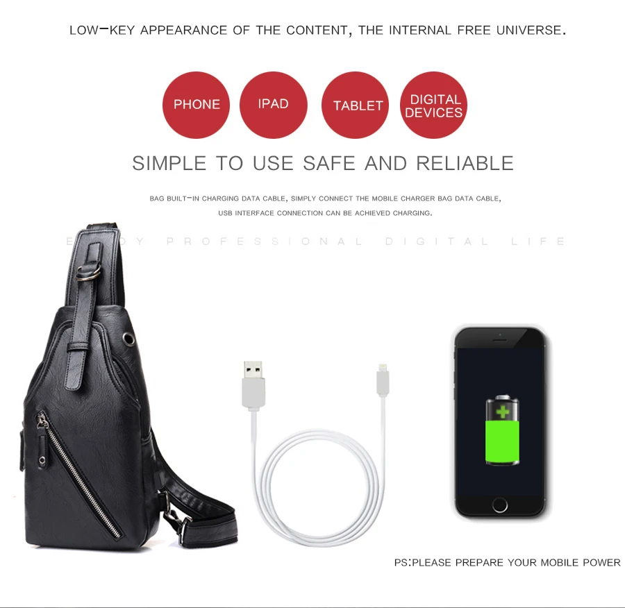 Usb rechargeable chest bag (7)