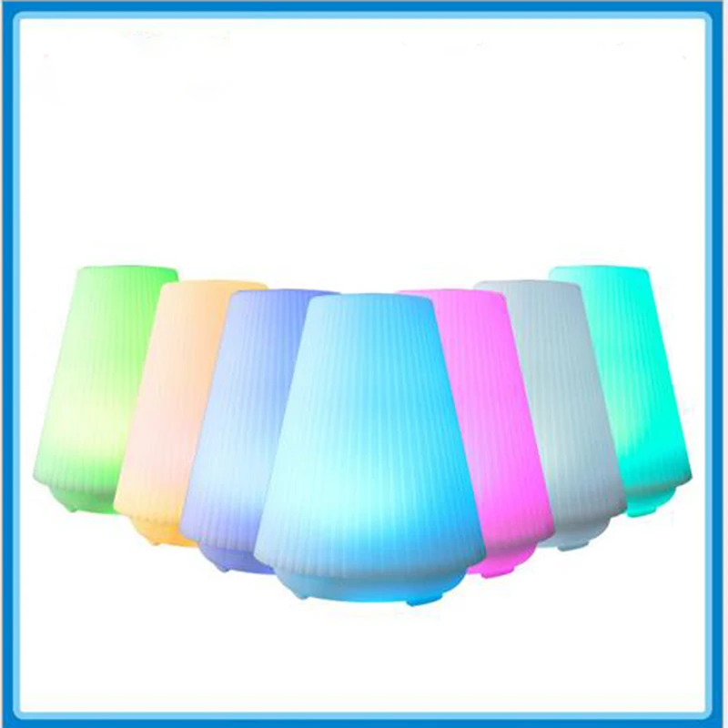 ФОТО 100ml 7 Colors Ultrasonic Air Humidifier  Electric Aromatherapy Essential Oil Aroma Diffuser 110V-240V AU/EU/UK/US Plug