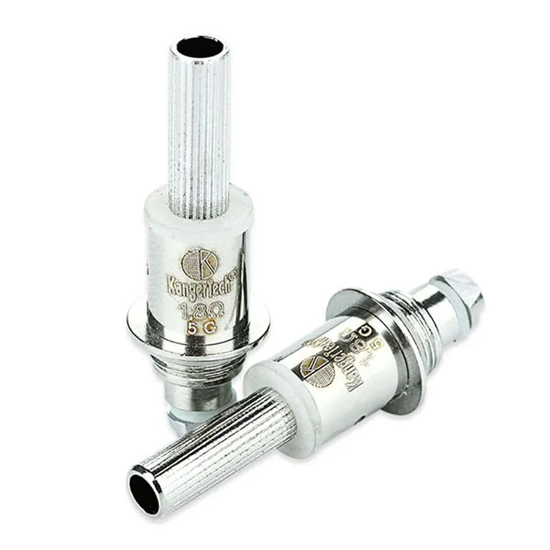 

5pcs 10pcs KangerTech Upgraded Dual Coil 1.0ohm 1.2ohm 1.5ohm 1.8ohm for Kanger Protank 3/AeroTank/Aerotank Mini/EVOD 2 Kit