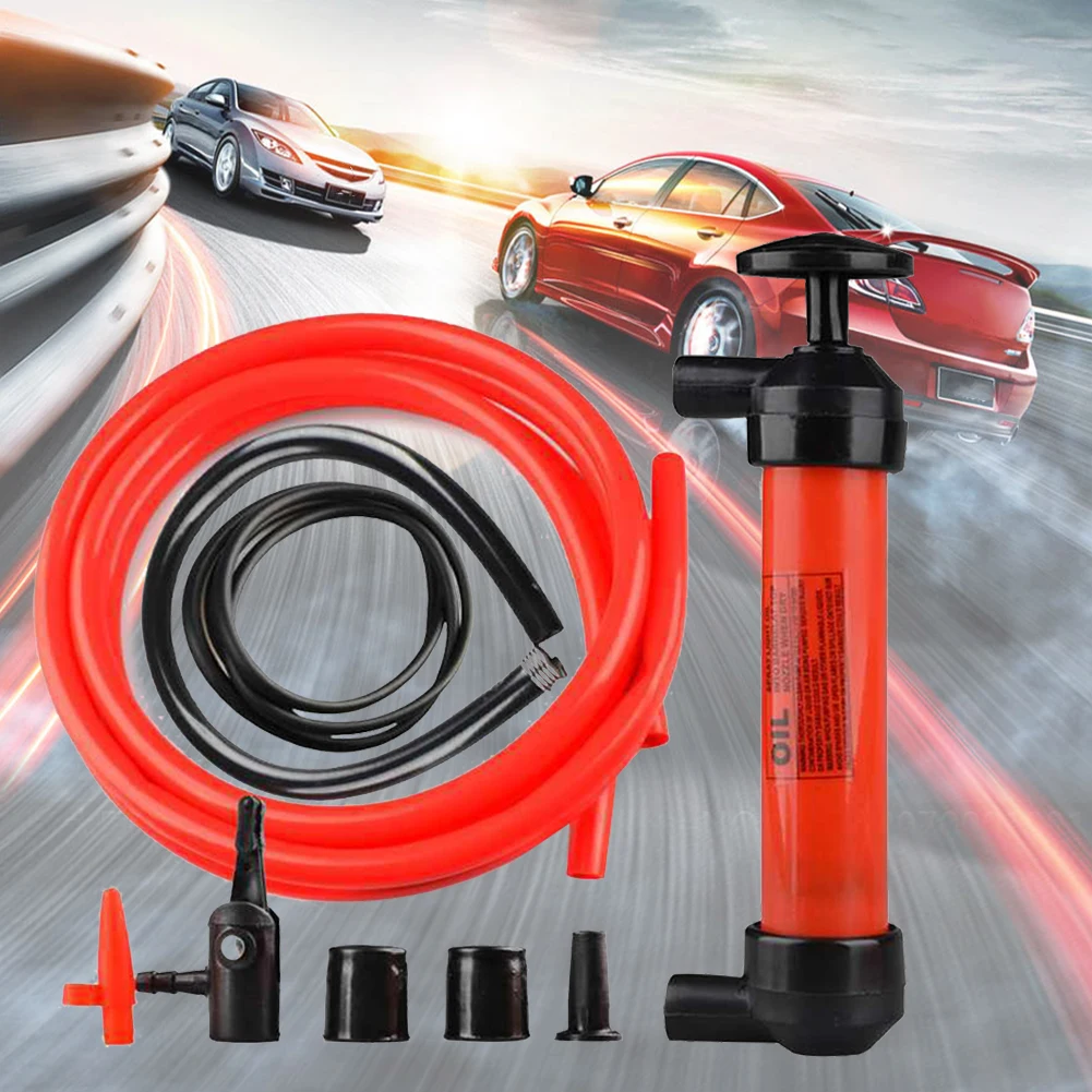 

Automobile Vacuum Fluid Extractor Oil Change Gun Pump Extractor Transfer Hand Syringe Oil Fuel Bump Engine Tool Sucking Pipe
