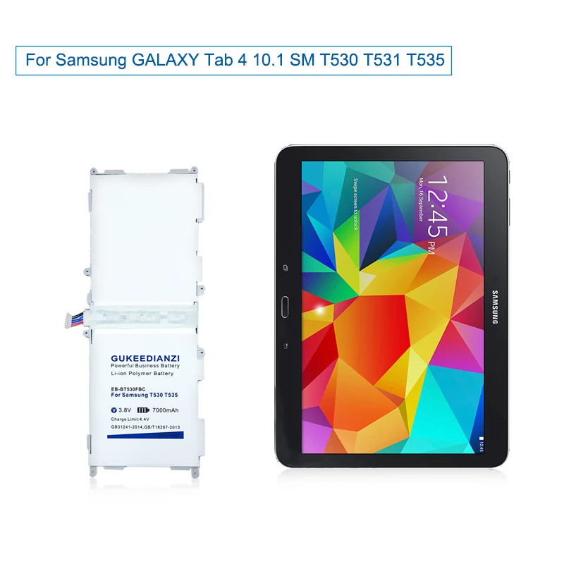 GUKEEDIANZI EB-BT530FBC 7000mAh аккумулятор планшетных ПК для samsung GALAXY Tab 4 SM T530 T531 T535 Замена