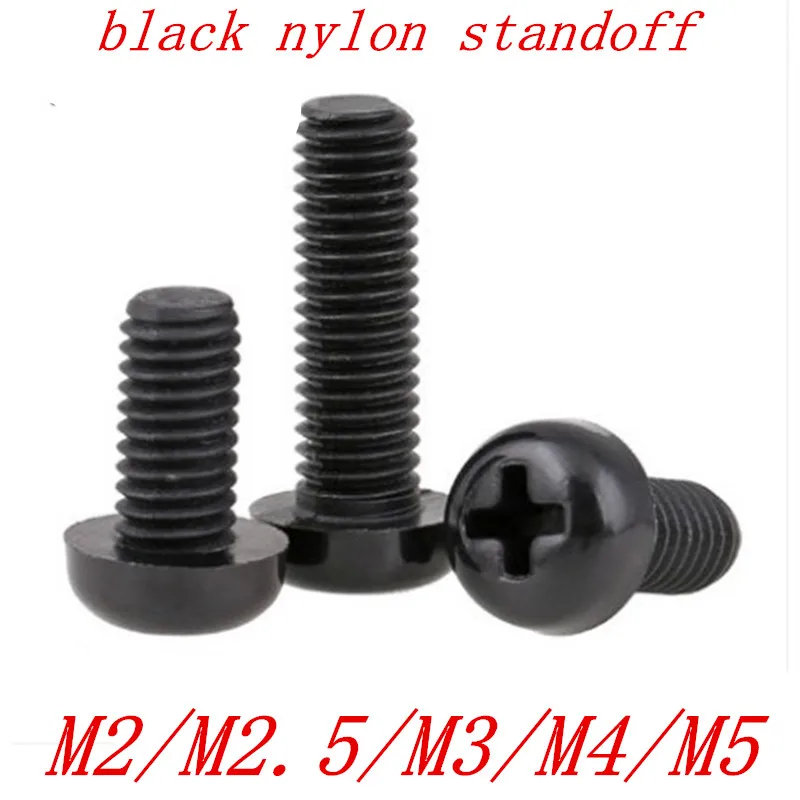 50 шт./20 шт. m2 M2.5 M3 M4 M5 ISO7045 DIN7985 GB818 нейлоновые перекрещивающиеся винты с потайной