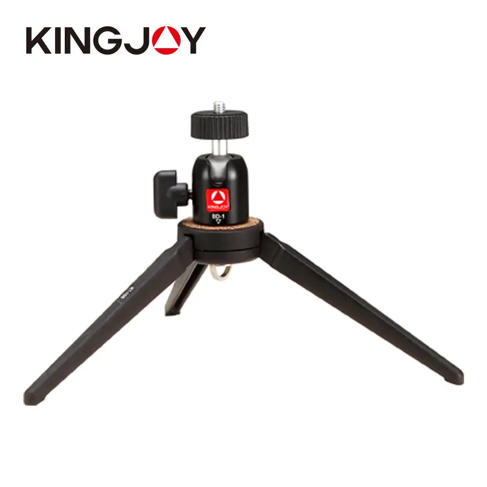 

KINGJOY KT-100+BD-0 Portable Mini Tabletop Tripod Stand with Swivel Ball Head for DSLR Digital Camera Spotting Scope Camcorder