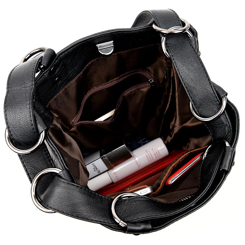  Women Backpacks Leather Female Travel Shoulder Bag High Quality Women Bag Fashion PU Leather Backpa - 32849709185