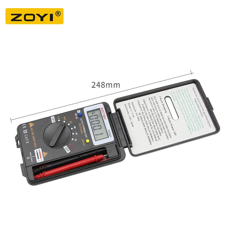 multímetro digital handheld bolso capacitância resistência frequência tester