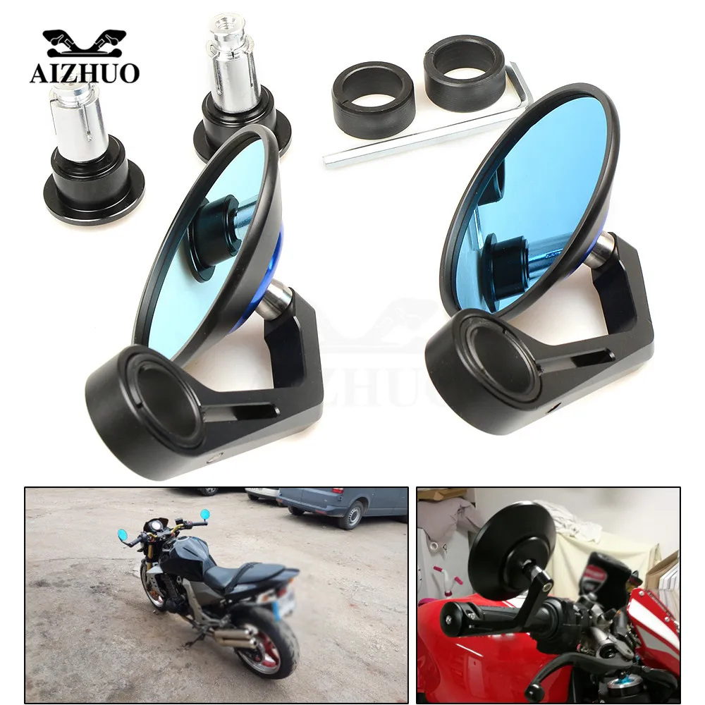Motorcycle Rearview Mirror Universal Moto Accessory CNC Aluminum