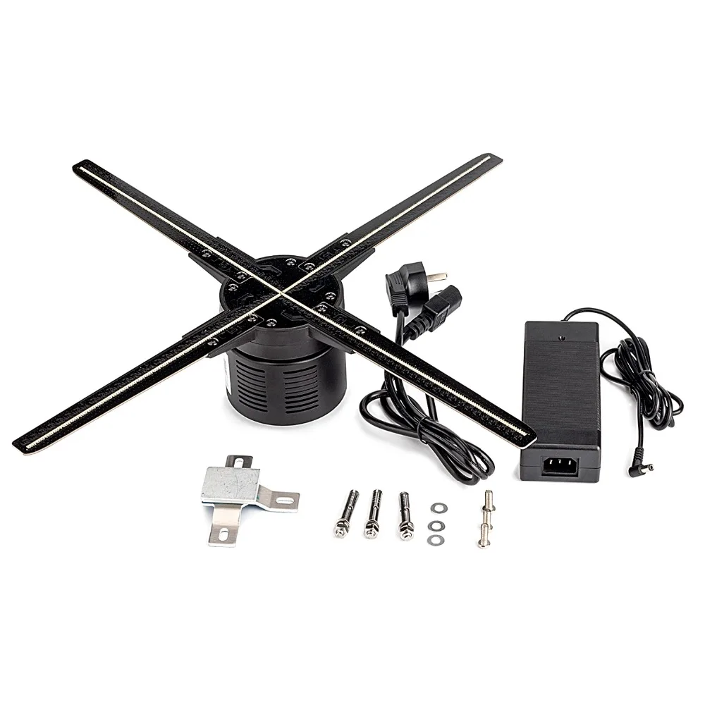 50CM WIFI 3D Hologram Projector Fan Four Axil Design Video Projector Advertising Light APP Control LED Holographic Display 50CM WIFI 3D Hologram Projector Fan Four Axil Design Video Projector Advertising Light APP Control LED Holographic Display