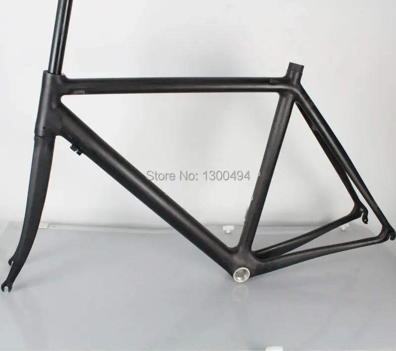 Cheap Bike Accessories Full Carbon Road Frame Lightest 845g 700C  Size 54cm BB68 Fork Included UD Matte FinishFactory Outlets 1