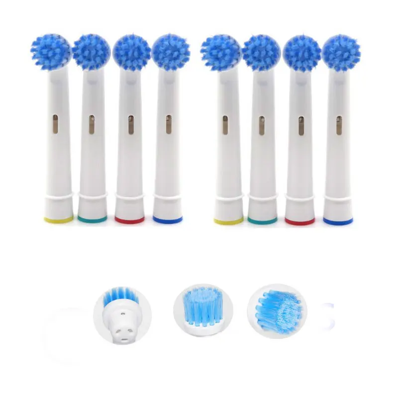 8 PCS Rotating Type Precision Clean Replacement Electric Toothbrush