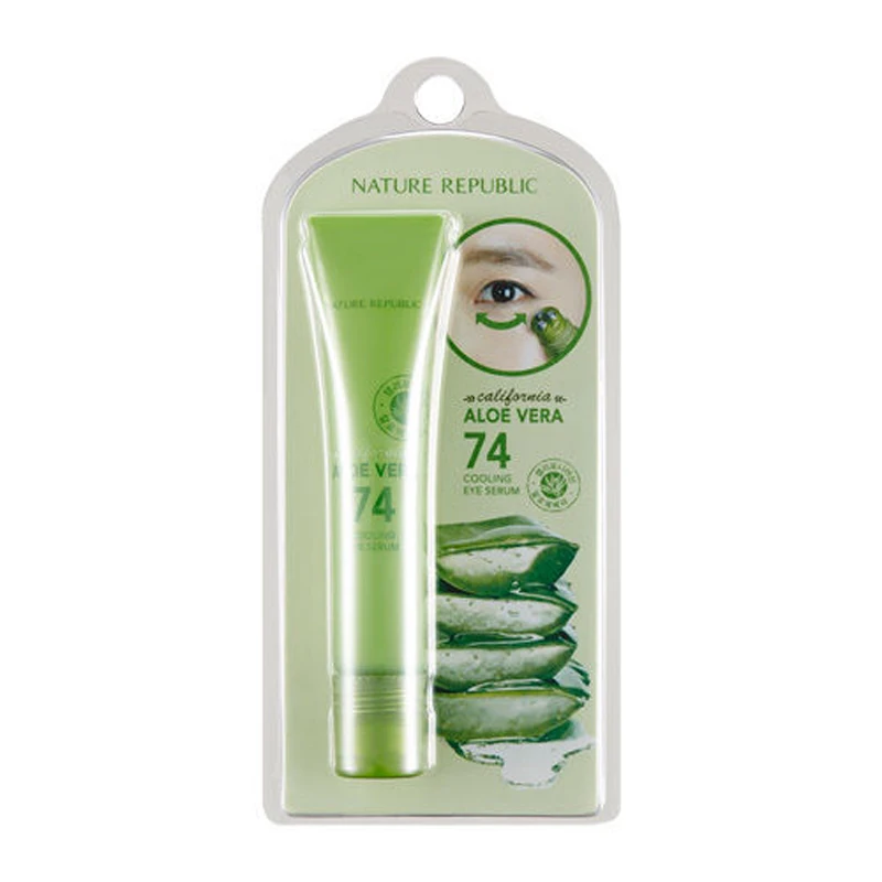NATURE REPUBLIC California Aloe Vera 74 охлаждающая глаз Сыворотки 15 мл анти-средство для борьбы с