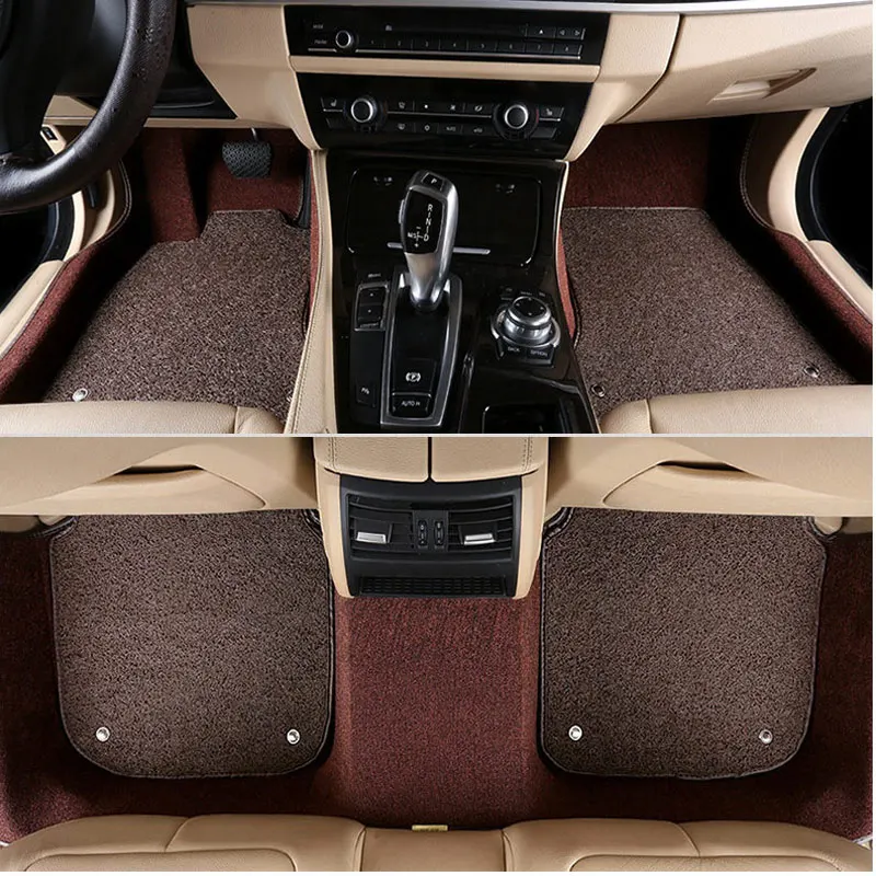 Автомобильный напольный коврик коврики для Audi A1 A3 A4 A5 A6 A7 A8 A8L Q3 Q5 Q7 S6 S7 S8 SQ5 TT RS4 RS5