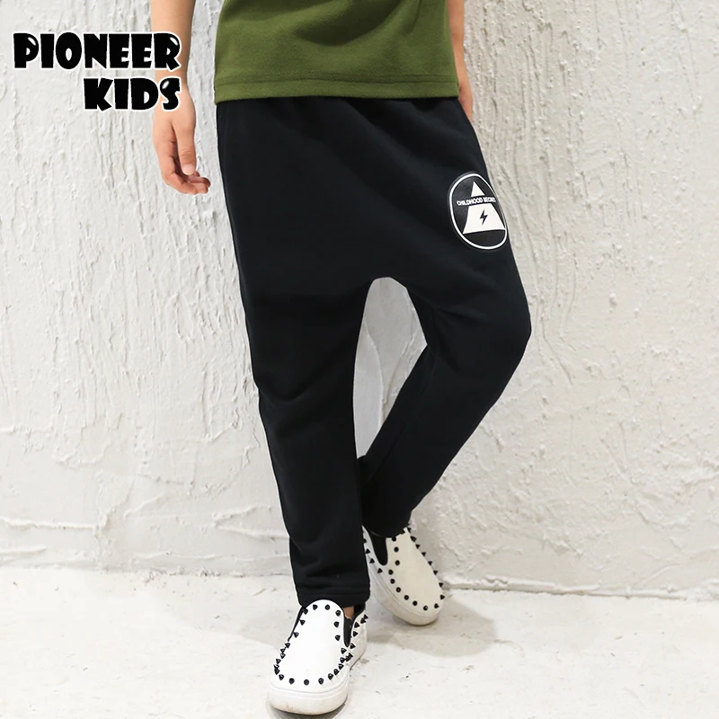 

Pioneer Kids New Arrival Spring Boys Pants Full Length Harem Pants Boys Cotton pants sport Loose boys trousers