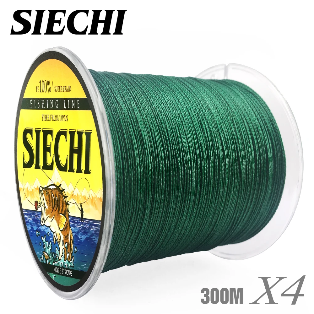 SIECHI 4 السواحل 300 متر صنارة صيد بولي ايثيلين مجدول البحر المالحة الكارب الصيد نسج متفوقة المتطرفة قوي الصيد اكسسوارات
