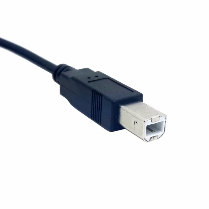 Двойной USB 2,0 Male to standard B Male Y кабель 80 см для принтера и сканера и внешнего жесткого диска